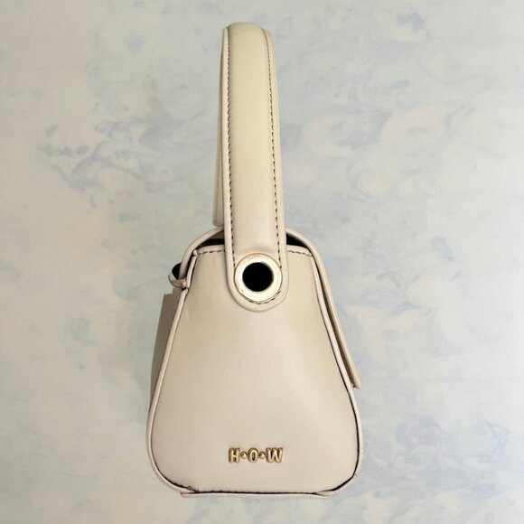 House of Want Beige Vegan Leather 'We Are Chic' Shoulder Bag Purse - Picture 5 of 7